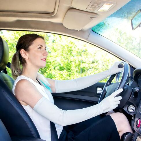 قفازات حماية من الشمس مع شاشة تعمل باللمس للنساء لركوب الدراجات والقيادة والرياضات الخارجية وقفازات للأشعة فوق البنفسجية للصيف in Kuwait