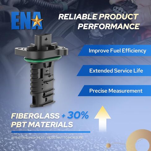 ENA Mass Air Flow Sensor Meter MAF Compatible with BMW 320i 320i 328i xDrive X1 Z4 i8 M3 2011 2012 2013 2014 2015 2016 2017 2018 2019 2020 2021 Replacement for 13627602038 MAS0338 0280218266 74-51010 in Kuwait