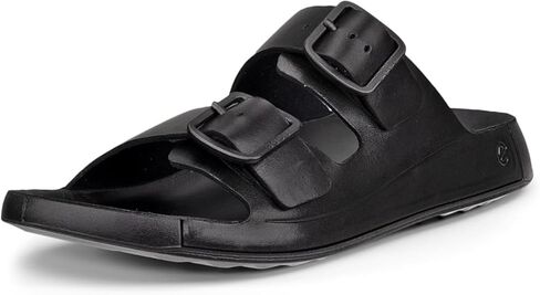 ECCO Men's Cozmo Premium Leather Buckle Sandal in Saudi Arabia