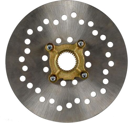 32" Heavy-Duty Live Axle Kit with 420 Sprocket & Brake Disc Complete 810mm Rear Axle 4-Stud Hubs, Pillow Blocks & 37T Sprocket for DIY Buggy Builds Assembly for Go Kart, ATV, Quad, Trike & Golf Cart in Kuwait