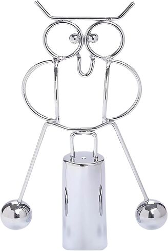 منحوتة موازنة الصياد، فن حركي معدني كبير، مكتب، علوم فيزيائية، ديكور، عناصر رائعة، أدوات سطح المكتب، إكسسوارات تمثال الحركة الدائمة للرجال، هدايا تمثال صيد مضحكة (صيد الأسماك) in Kuwait