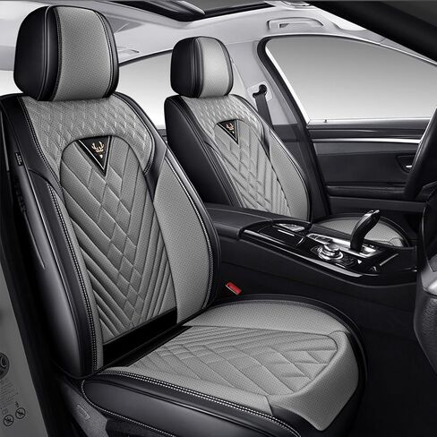 Car Seat Covers Fit for Chevrolet Chevy Cruze 2011-2019,Waterproof Premium Leather Seat Covers Breathable Seat Protector Coverage Automotive Seats Cushions (Full Set with Headrest,Black) in Kuwait