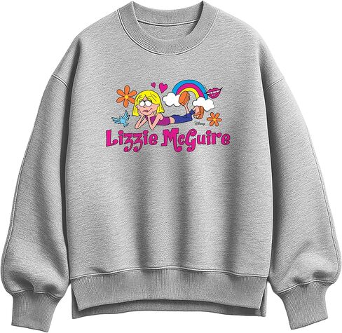 Disney Lizzie McGuire - Large Logo - Women's Oversized Fleece Crew Sweatshirt in Saudi Arabia