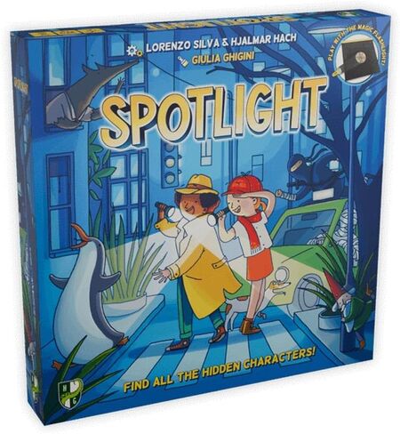 Spotlight - لعبة لوحية عائلية، ابحث عن الصور المخفية باستخدام مصباحك السحري، تعاونية وتنافسية، للأعمار من 6 سنوات فما فوق، 1-5 لاعبين، 15 دقيقة in Kuwait