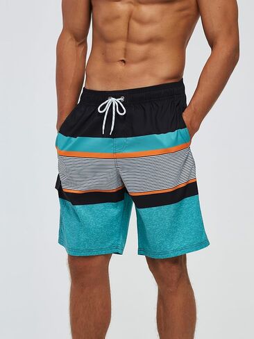 Men's Quick-Dry Trunks with Mesh Lining Beach Board Shorts in Saudi Arabia