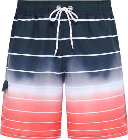 Men's Quick-Dry Trunks with Mesh Lining Beach Board Shorts in Saudi Arabia