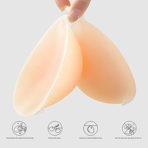 Adhesive Bra Strapless Sticky Push up Invisible Reusable Silicone Bra for Women's Backless Dress, A B C D Cup in Kuwait