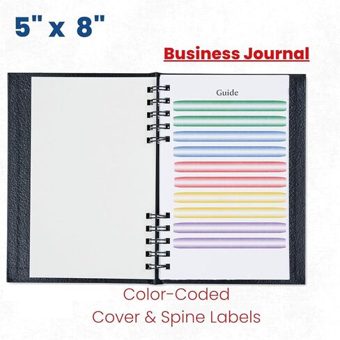 مجلة DOME للأعمال - دفتر مخطط احترافي بغلاف مقوى مقاس 5 × 8 بوصة مع غلاف معدني وملصقات ودليل تنظيمي، 200 صفحة، ورق ممتاز خالي من الأحماض بوزن 60 رطل، صنع في الولايات المتحدة الأمريكية in Kuwait