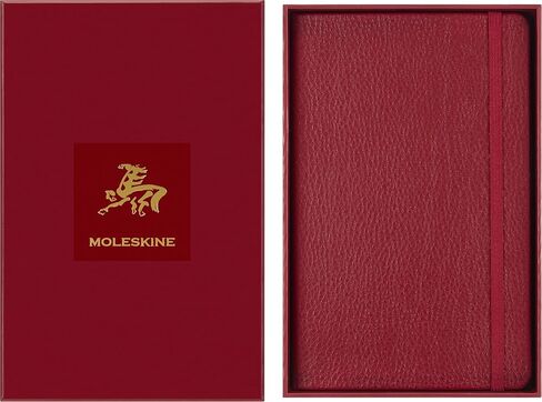 Moleskine Limited Edition Year of the Horse 2026 Precious & Ethical Vegea Notebook in Gift box, Soft Cover, Large (5" x 8.25") Ruled/Lined, Autumn Red, 176 pages in Saudi Arabia