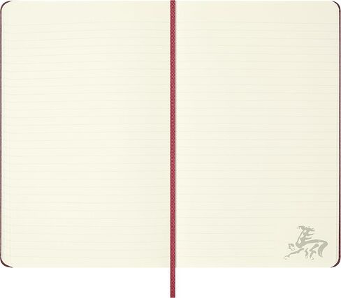 Moleskine Limited Edition Year of the Horse 2026 Precious & Ethical Vegea Notebook in Gift box, Soft Cover, Large (5" x 8.25") Ruled/Lined, Autumn Red, 176 pages in Saudi Arabia