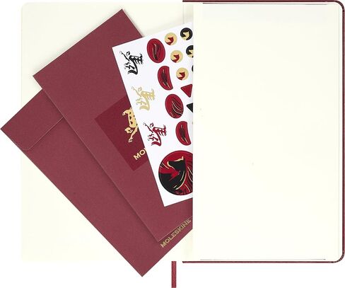 Moleskine Limited Edition Year of the Horse 2026 Precious & Ethical Vegea Notebook in Gift box, Soft Cover, Large (5" x 8.25") Ruled/Lined, Autumn Red, 176 pages in Saudi Arabia