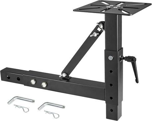 لوحة ملزمة مثبتة على وصلة ربط، حامل ملزمة ارتفاع قابل للتعديل للشاحنات والمقطورات والمركبات الترفيهية، مناسبة عالميًا لجهاز الاستقبال مقاس 2 بوصة in Kuwait