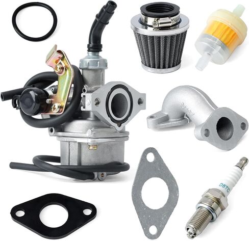 مكربن ​​PZ19 متوافق مع Kayo Fox 70 Bull 125 لـ Predator 125 70cc 90cc 125cc ATV Quad، Carb مع مرشحات in Kuwait