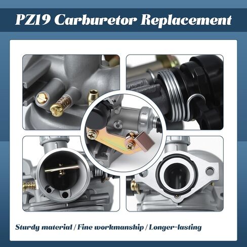 مكربن ​​PZ19 متوافق مع Kayo Fox 70 Bull 125 لـ Predator 125 70cc 90cc 125cc ATV Quad، Carb مع مرشحات in Kuwait