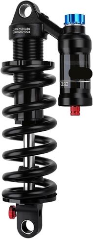 صدمة التعليق الخلفي MTB 190/210/230/240/250/265 مم زنبرك ملفوف قابل للتعديل للدراجات الجبلية الكهربائية على المنحدرات (240 مم ذهبي) in Kuwait