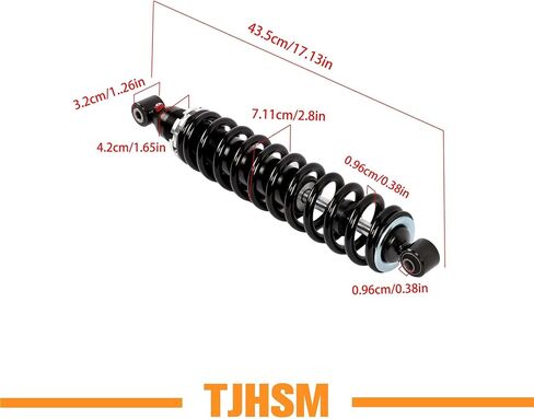 Rear Shock Absorber Replacement for 52400-HN4-980 52400-HN5-980 52400-HN5-970 52400-HN4-M61 Replacement for Rancher 350 2000-2006 in Saudi Arabia