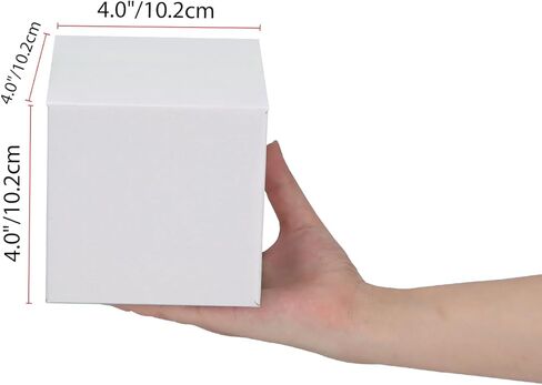 Calenzana 4x4x4 Shipping Boxes Set of 50, Small Corrugated Cardboard Box for Mailing Packing Gifts, White in Kuwait