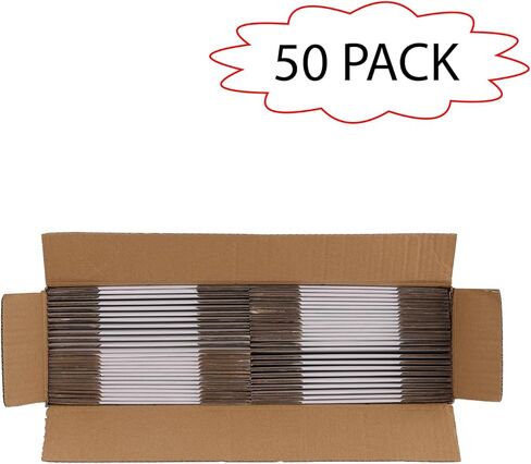 Calenzana 4x4x4 Shipping Boxes Set of 50, Small Corrugated Cardboard Box for Mailing Packing Gifts, White in Kuwait