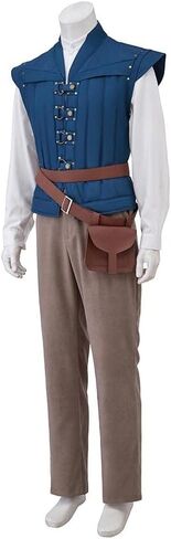 VEECOOCOS Tangled Flynn Rider Costume Mens Halloween Cosplay Outfit in Kuwait