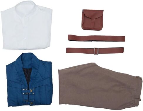 VEECOOCOS Tangled Flynn Rider Costume Mens Halloween Cosplay Outfit in Kuwait