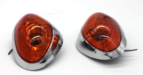 Turn Signal Blinker Marker Lights Set (2) Compatible with International WorkStar – 12V Fender Mount in Saudi Arabia