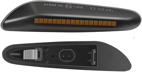 مصباح إشارة الانعطاف متوافق مع Bmw For X3 E83 2004-2006 2007 2008 2009 2010 مصباح إشارة الانعطاف الجانبي ضوء وامض متسلسل 63137253326 (مدخن ديناميكي A) in Saudi Arabia