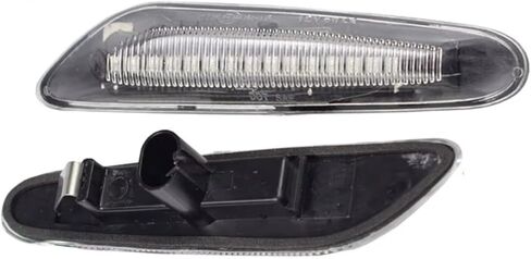 مصباح إشارة الانعطاف متوافق مع Bmw For X3 E83 2004-2006 2007 2008 2009 2010 مصباح إشارة الانعطاف الجانبي ضوء وامض متسلسل 63137253326 (مدخن ديناميكي A) in Saudi Arabia