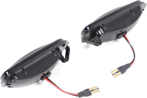 led Fender Side Marker Light Compatible with Land Rover Discovery 2 1999 2000 2001 2002 2003 2004, ABS Smoked Black Side Marker Turn Signal Corner Light Assembly,2PCS in Saudi Arabia