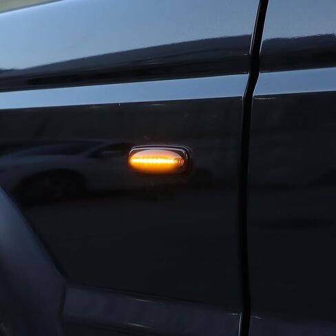 led Fender Side Marker Light Compatible with Land Rover Discovery 2 1999 2000 2001 2002 2003 2004, ABS Smoked Black Side Marker Turn Signal Corner Light Assembly,2PCS in Saudi Arabia