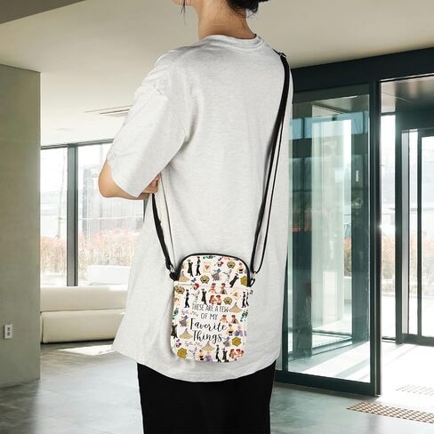 POFULL Princess Lover Gift Animated Musical Historical Fantasy Film Gift These Are A Few Of My Favorite Things Crossbody Bag (Together in Paris) in Saudi Arabia