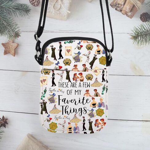 POFULL Princess Lover Gift Animated Musical Historical Fantasy Film Gift These Are A Few Of My Favorite Things Crossbody Bag (Together in Paris) in Saudi Arabia