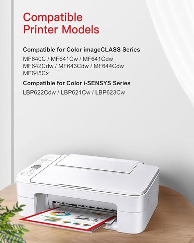 مجموعة خرطوشة حبر 054H متوافقة مع خراطيش حبر Canon MF642Cdw المتوافقة مع مجموعة خراطيش الحبر Canon 054 054H تستخدم مع Canon ImageClass MF642Cdw MF644Cdw LBP622Cdw MF641Cw، 4 عبوات CRG054H in Saudi Arabia