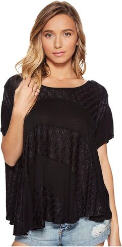 Free People Women's Anything and Everything Top Black Small in Saudi Arabia