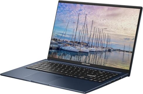 ASUS Chromebook CX1, 15.6" Full HD NanoEdge Display, Intel Celeron N4500 Processor, 64GB eMMC Storage, 4GB RAM, Chrome OS, Transparent Silver, CX1500CKA-DH44F (Renewed) in Saudi Arabia