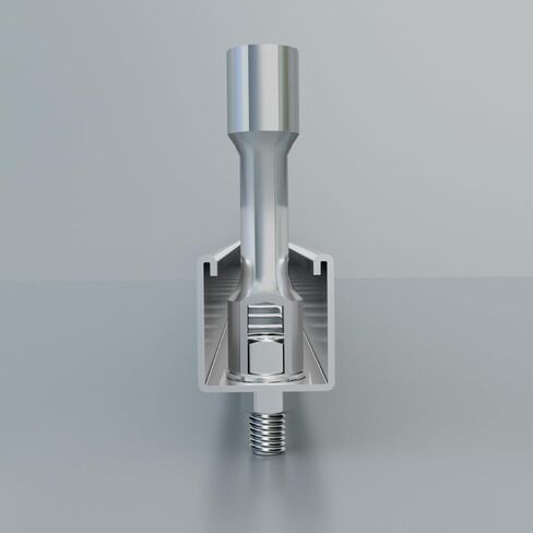 مقبس 3/4 بوصة (19 مم) لقناة الدعامة، محرك صامولة 1/2 بوصة متوافق مع جميع قنوات الدعامة العريضة 1-5/8 بوصة، أداة مقبس دعامة التعليق in Kuwait