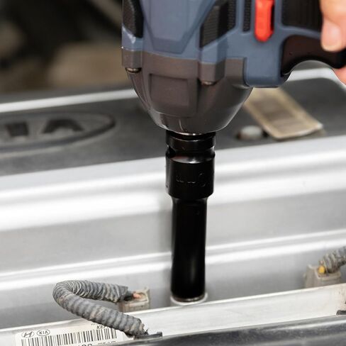 20 PCS 1/2-Inch Drive Deep Impact Socket Set, CR-V, 6 Point, 8mm to 32mm, Metric, Deep in Saudi Arabia