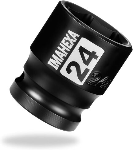 1/2" Square Drive Impact Socket,Deep 1-1/8Inch SAE Sleeve,CR-MO Hex Point for Convenient Disassembly of Axle Nuts in Saudi Arabia