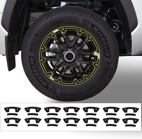 BOGAR TECH DESIGNS for Toyota Tundra 2022-2026 Front Grille Chrome Delete – Precut Vinyl Overlay Kit, Gloss Black Blackout Trim in Saudi Arabia