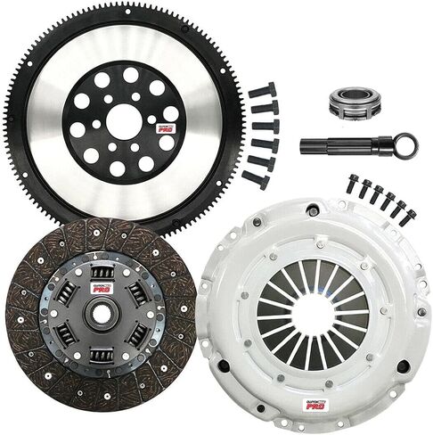 ClutchMaxPRO Performance Stage 2 Clutch Kit with Chromoly Flywheel Compatible with 2005-2010 VW Jetta Beetle Bora Rabbit 2010 2011 Golf 2.5L 1.9L (CP17065HDLSF-ST2) in Saudi Arabia