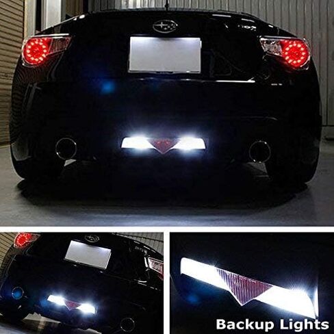 4 Pcs of 168 194 2825 912 921 W5W T10 T15 9 - SMD LED Replacement Bulbs For Car Parking Lights, Backup Lights and License Plate Lights, White GP Xtreme in Kuwait