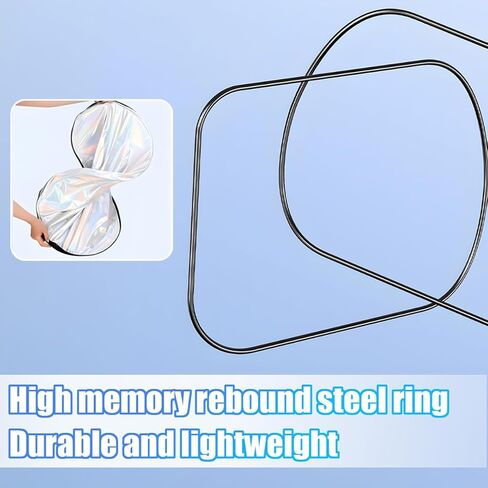 Mandark Sunshade for Car Windshield, Foldable Reflective Automotive Front Window Sun & UV Rays Blocker, Vehicle Interior Sun Protection Accessories, Universal for SUV Sedan Truck (57.09" x 31.5") in Saudi Arabia