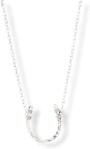 Lucky Horseshoe Necklace Hammered 18 inch chain length in Kuwait