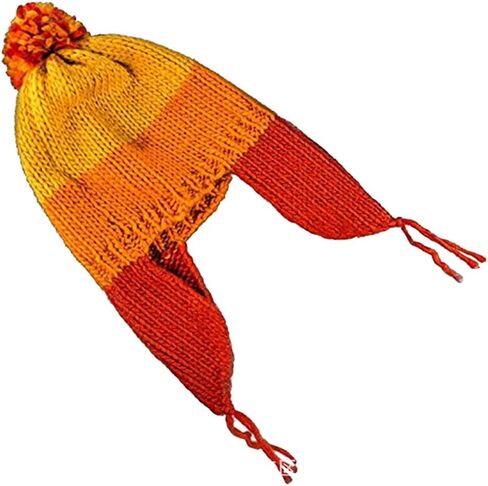 Jayne قبعة كروشيه للكبار طبق الأصل من بيرو قبعة صغيرة للهالوين التأثيرية باللون البرتقالي in Kuwait