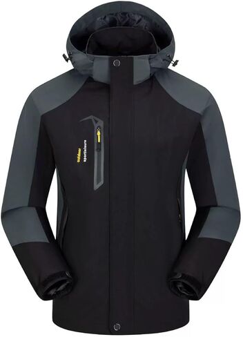 Men's raincoat windproof outdoor sports jacket lightweight with hooded in Saudi Arabia