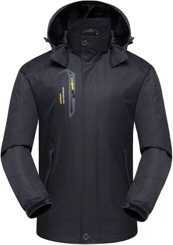 Men's raincoat windproof outdoor sports jacket lightweight with hooded in Saudi Arabia