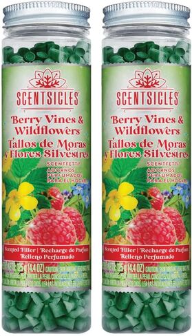 Scentsicles Scentfetti Scented Paper Filler, Berry Vines & Wildflowers, 125g Bottle (2 Pack) - for use in Warmers, with Botanicals, Greenery and More! in Saudi Arabia