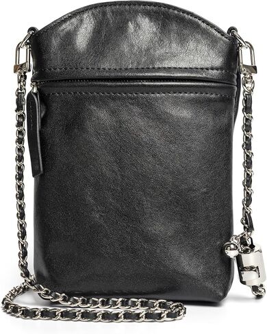 DORIS&JACKY Small Leather Crossbody Purse for Women Vintage Designer Cell Phone Shoulder Bag With Adjustable Chain Strap in Kuwait