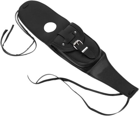 حقيبة خزان جلدية للدراجة النارية من Qiilu، غطاء خزان الوقود من جلد البولي يوريثان للدراجات النارية، وسادة لوحة مريلة حقيبة الحقيبة مناسبة لـ XL 883 1200 in Kuwait