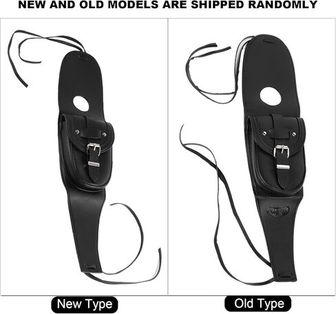 حقيبة خزان جلدية للدراجة النارية من Qiilu، غطاء خزان الوقود من جلد البولي يوريثان للدراجات النارية، وسادة لوحة مريلة حقيبة الحقيبة مناسبة لـ XL 883 1200 in Kuwait