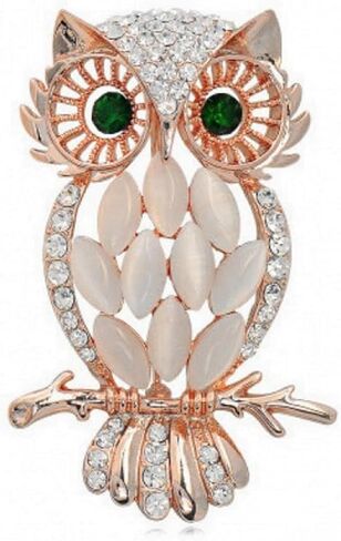 Rhinestone Vivid Animal Brooch for Women And Men Unisex Pin Crystal Design Jewelry Personality Lapel Backpack Badge Hat Bag Winter Coat Decoration Accessories in Saudi Arabia